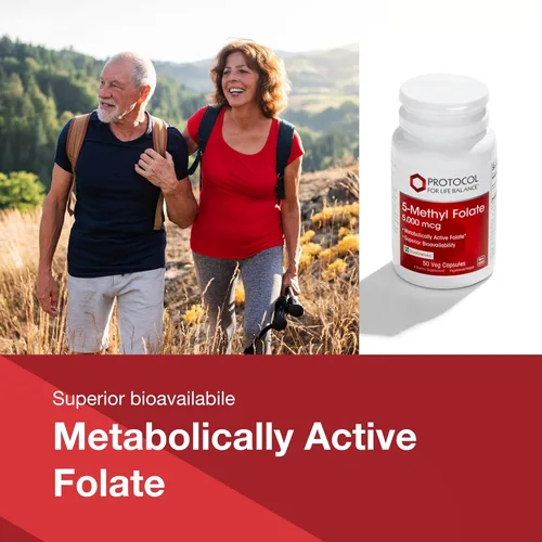 Miniatura 3 de PROTOCOL FOR LIFE BALANCE 5-metilfolato 5,000mcg - Biodisponibilidad superior de metilfolato - para apoyo cerebral - Suplemento de folato