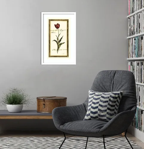 Miniatura 5 de Amanti Art Impresión artística enmarcada para pared, 17 x 25 pulgadas, diseño de tulipán I de Vision Studio, póster enmarcado para decoración