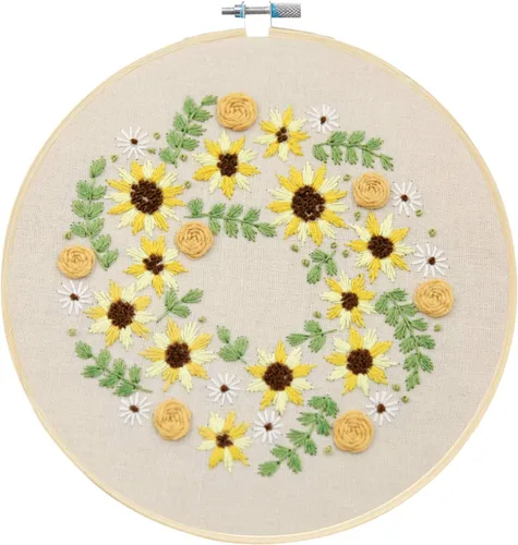 Miniatura 6 de Kissbuty - Tela de costura de lino, 5 piezas de tela de lino para ropa, manualidades, decoración de macetas, tela de punto de cruz, 19.6 x 19.6