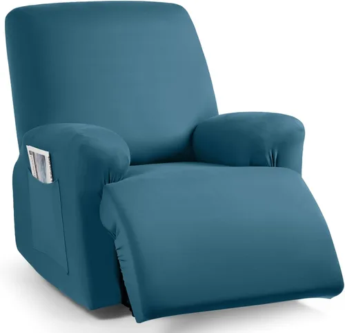 Miniatura 29 de TAOCOCO Funda para sofá reclinable, 3 piezas de fundas de tela de poliéster elástica para sofá reclinable de 3 asientos, protector de muebles suave