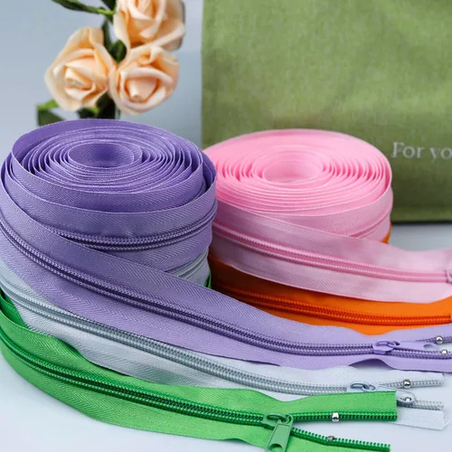 Miniatura 5 de Cinta de cremallera de nailon #5 para costura: YZSFIRM 10 yardas blancas por The Yard Cremalleras de bobina de nailon para manualidades de costura