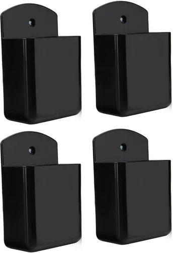 Miniatura 11 de Paquete de 2 cajas autoadhesivas para TV y aire acondicionado, soporte para control remoto, montaje en pared, caja organizadora