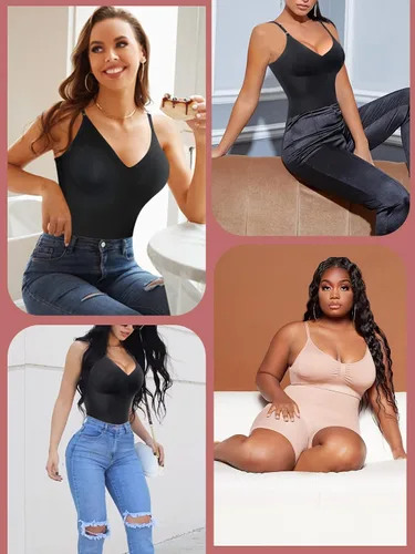 Miniatura 4 de materasu Faja moldeadora ajustable sin costuras para mujer, control de abdomen, busto completo, moldeador de cuerpo, levantador de glúteos, muslo