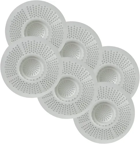 Miniatura 11 de Evriholder Protectores de drenaje para fregadero de tocador, ajuste seguro, evita obstrucciones en el baño, desechables, 3.7 pulgadas, gris