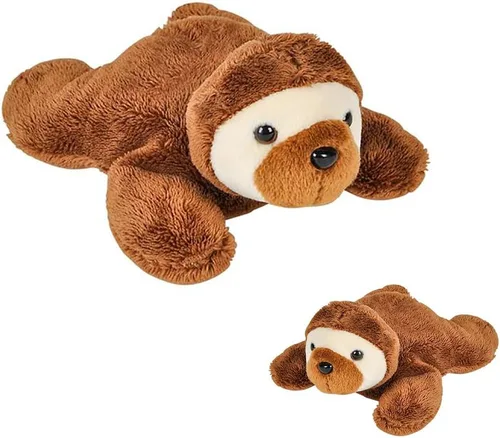 Miniatura 9 de The Dreidel Company Peluche T-Rexs Mighty Mights, relleno de felpa de 3.5 pulgadas, juguetes de animales súper suaves y tiernos, decoraciones