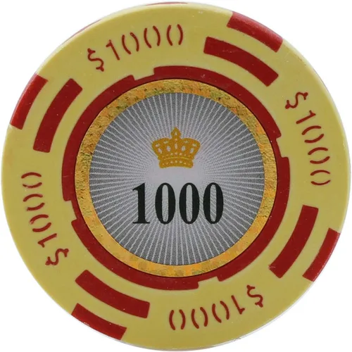 Miniatura 2 de Versa Games Crown Casino - Fichas de póquer de arcilla de 0.35 onzas de peso, paquete de 50 (colores a elegir) (morado)