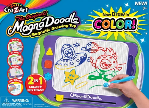 Miniatura 6 de Cra-Z-Art Travel Magna Doodle - 50 años de diversión creativa - Juguete clásico de tablero magnético de dibujo, a partir de 3 años