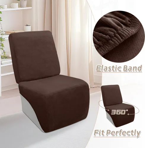 Miniatura 685 de Arfntevss Fundas de sofá seccional reclinable de terciopelo, Funda de sofá seccional de esquina para sofá reclinable, Funda elástica suave