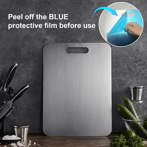 Miniatura 2 de Tabla de cortar de titanio Katuchef, 2026 Nueva 100% Pura Tabla de cortar de titanio para cocina, Titan Cut Pro No tóxico Tablas de cortar duraderas
