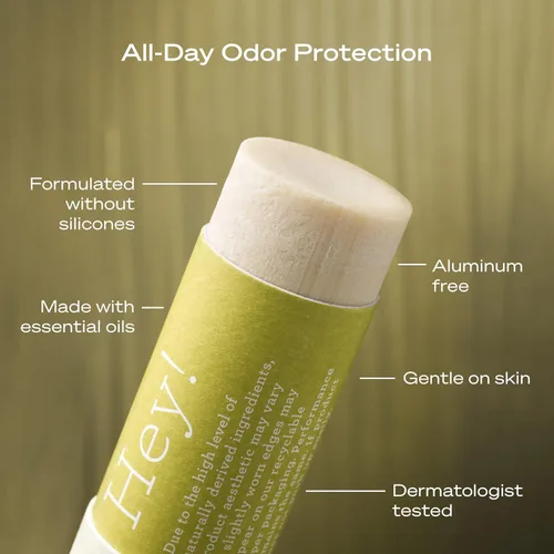 Miniatura 6 de Hey Humans Desodorante, desodorante sin aluminio para mujeres y hombres, contiene ingredientes de origen natural, control de olor todo el día