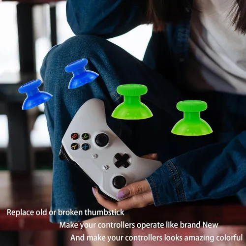 Miniatura 5 de Kit de reparación de joysticks analógicos de repuesto para controlador Xbox Core, palanca de pulgar para Xbox One S/X/Elite, piezas de palillos