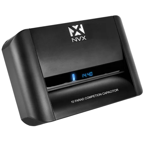 Miniatura 3 de NVX XCAP10H Condensador híbrido de rigidez True 10 Farad con pantalla digital y bloque de distribución incorporado