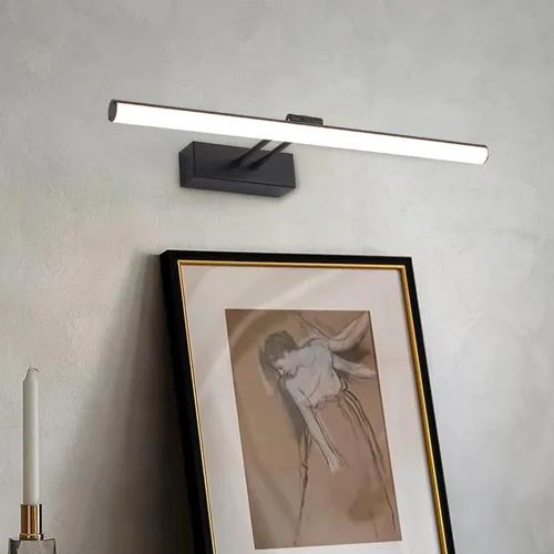 Miniatura 5 de Luz de imagen, luz de arte a control remoto con brillo regulable, temporizador preestablecido para pinturas, luz de exhibición de metal completo