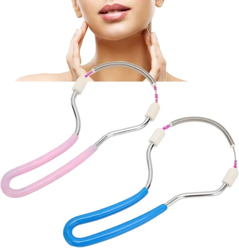 Depiladora de primavera, 2 piezas, removedor de pelo de primavera, depiladora facial para mujeres, depiladora portátil, depiladora de labios,