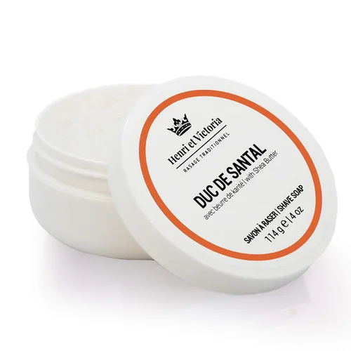 Miniatura 12 de Henri et Victoria Jabón de afeitar tradicional para hombres Fragancia Amande Afeitado suave, enjabona bien, aroma de larga duración Hecho