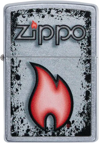 Miniatura 2 de Encendedores de llama Zippo plateado
