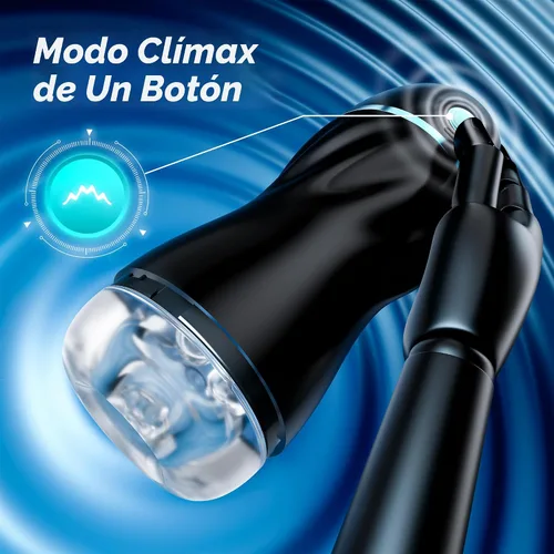 Miniatura 4 de EINSEO Masturbador masculino de succión, coño de bolsillo AI con 7 modos de juguetes para adultos Hands-free suction male stroker with 7 modes, 3D