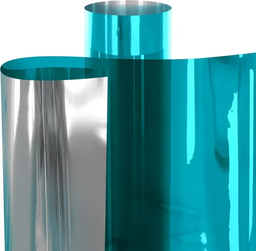 Miniatura 20 de VViViD láminas de vinilo para coloración de ventana, transparentes, coloridas, Azul Naranja