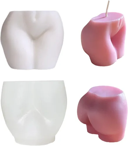 Miniatura 8 de Molde de vela de resina de silicona para traje de baño, molde de chocolate sexy para mujer, molde 3D de figura curva, molde de jabón de arcilla