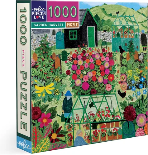 Miniatura 16 de eeBoo Rompecabezas de 1000 piezas, rompecabezas de pueblo pesquero sueco para adultos, cuadrado de 23 x 23 pulgadas, fabricado con tablero reciclado
