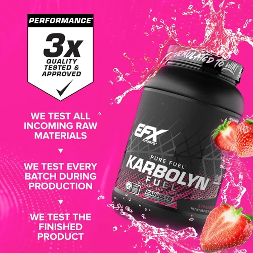 Miniatura 5 de EFX Sports Karbolyn Fuel Polvo de Carbohidratos de Absorción Rápida Carga de Carbohidratos, Energía Sostenida, Recuperación Rápida Sin