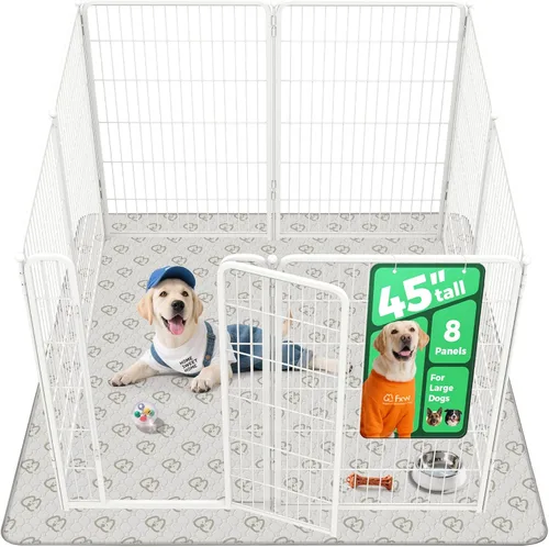 Miniatura 57 de FXW Homeplus Unleashed Corralito para Perros de Interior - Juego Sin Estrés y Seguro, Resistente de 24 Pulgadas 4 Paneles Corral para Cachorros