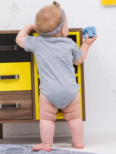 Miniatura 3 de UNIFACO Enterizo unisex de manga corta y larga para bebé, de 0 a 18 meses