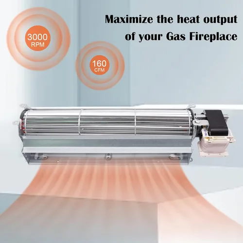 Miniatura 5 de Hiorucet Unidad de ventilador para chimenea para Desa, FMI, Vanguard, Vexar, Comfort Flame Glow, Rotom Chimenea, BK BKT GA3650 GA3700 GA3750 Piezas