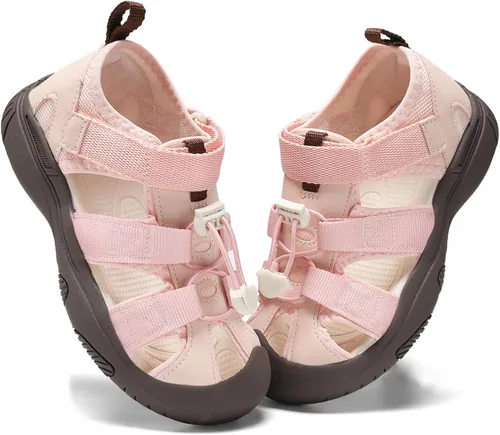 Miniatura 58 de JMFCHI Sandalias deportivas de verano para niños y niñas, sandalias de punta cerrada para exteriores, zapatos atléticos para agua, sandalias