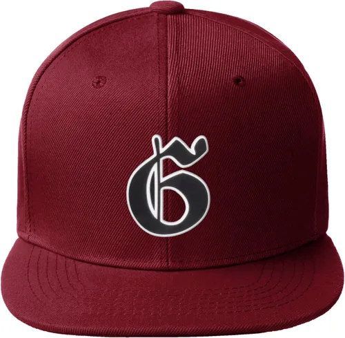 Miniatura 1459 de Daxton Gorra clásica con visera de billete plano con letras del alfabeto inglés antiguo de la A a la Z