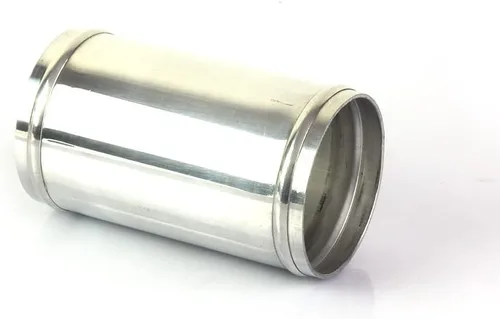 Miniatura 2 de Conector de unión para tubo de entrada de aire de aluminio OD 2 pulgadas (51mm), acoplador de conector, longitud 4.72 pulgadas (120mm)