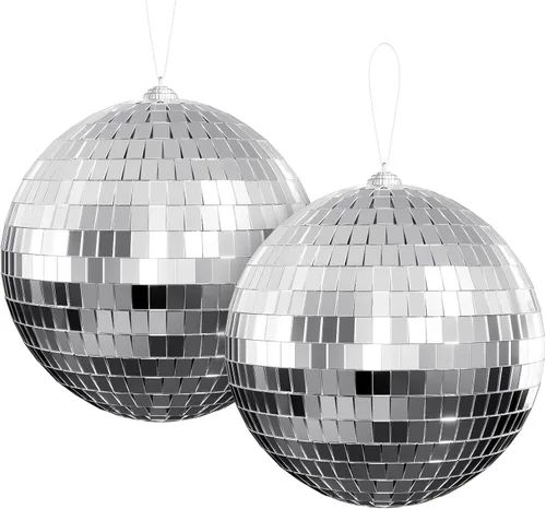 Miniatura 11 de Youdepot Bola de Discoteca Grande de 16 Pulgadas – Bola de Espejo Colgante Grande Decoración de Bola de Discoteca para Decoraciones de Fiestas