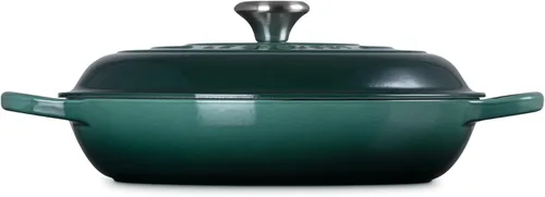 Miniatura 4 de Le Creuset Signature - Sartén de hierro fundido esmaltada con mango de hierro, 3,5 qt., alcachofa