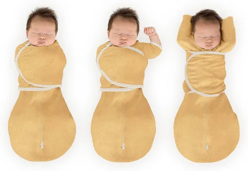 Miniatura 14 de SwaddleDesigns Saco Envolvente Omni de 6 Vías con Brazos Arriba para Recién Nacido, Más Opciones para Calmar el Reflejo de Sobresalto, Mejora