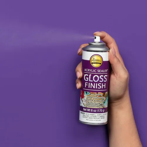 Miniatura 5 de Aleene's spray acrílico sellador con acabado brillante, 6 oz