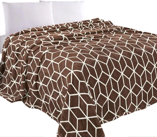Miniatura 15 de Elegant Comfort Manta de Lujo con Sensación de Terciopelo, Manta Ligera para Todas las Estaciones, Ultra Suave, de Felpa de Forro Polar de Franela