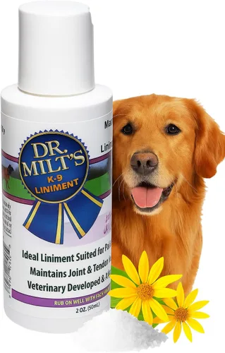 Dr. Milt's Gel para aliviar el dolor de cadera y articulaciones de perro, sulfato de magnesio tópico y ungüento de árnica. Reduce la inflamación,