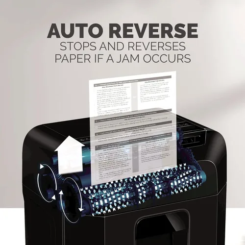 Miniatura 3 de Fellowes AutoMax 100MA - Trituradora de papel 2 en 1 de microcorte de 100 hojas para oficina/oficina pequeña