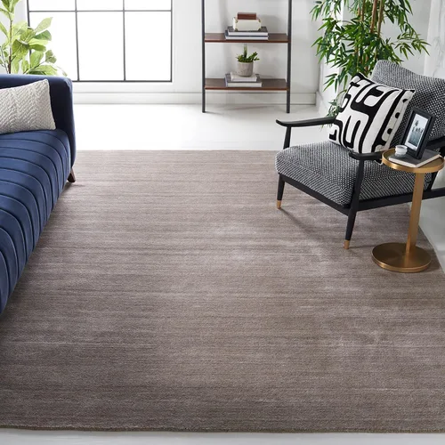 Miniatura 22 de SAFAVIEH Himalaya Collection - Alfombra decorativa, 3 x 5 pies, carbón, lana hecha a mano, ideal para zonas de alto tráfico en entrada, sala