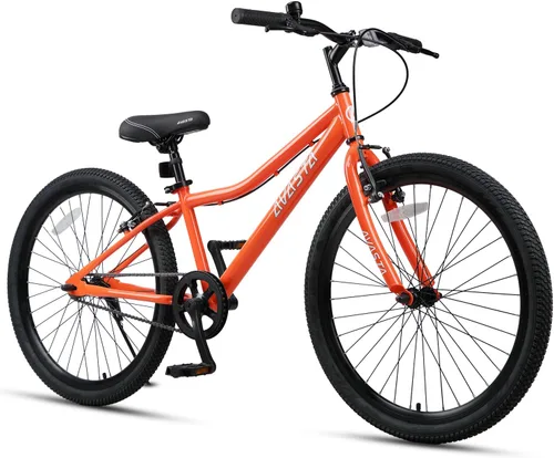 Miniatura 23 de AVASTA Bilbo 18 20 24 Inch Kids Bike for Boys Girls 5-14 Years Old, Retro Style High Carbon Steel Bicycle with Adjustable Handlebars and Seat, Dual