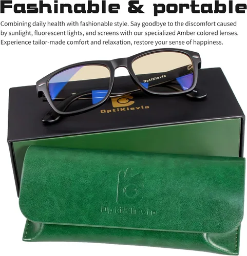 Miniatura 7 de Gafas de bloqueo de luz azul para hombres y mujeres, gafas de juegos de computadora, gafas fotocromáticas, gafas de conducción nocturna, antifatiga