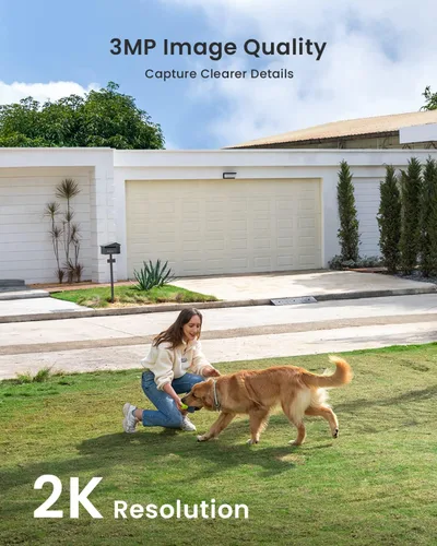 Miniatura 3 de Cámaras de Seguridad Solares Inalámbricas para Exteriores, ieGeek Paquete de 2 Sistema de Cámaras con Batería WiFi 2K para Vigilancia del Hogar