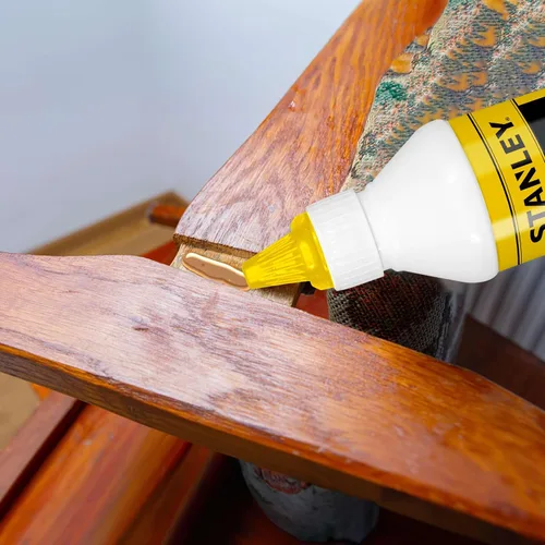 Miniatura 5 de STANLEY D4 - Pegamento para madera de curado rápido, 1 x 13.5 onzas, alta resistencia, secado rápido, perfecto para carpintería, muebles y más