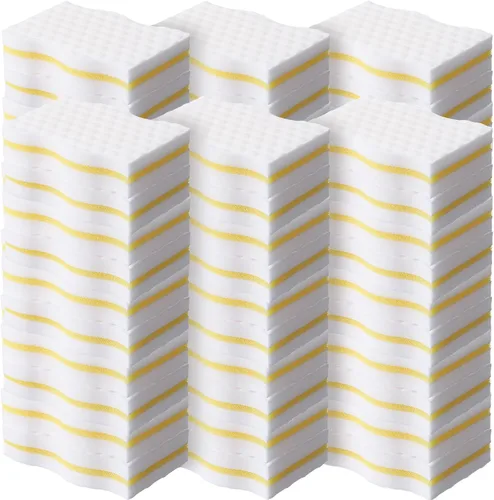 Miniatura 7 de SiliFine Magic - Borrador de esponja extra duradero de 3 capas de densidad, almohadillas de limpieza a granel gruesas y duraderas para baño, cocina