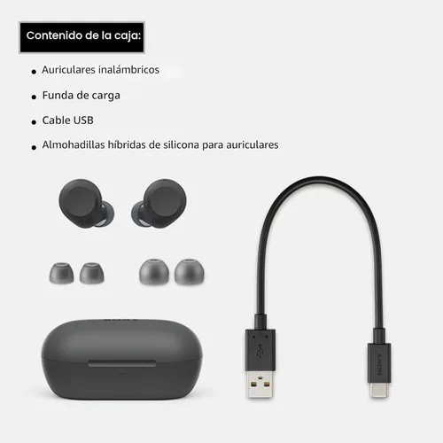 Miniatura 10 de Sony WF-C710N Auriculares verdaderamente inalámbricos con cancelación de ruido con hasta 30 horas de duración de la batería, ligeros y seguros, Negro