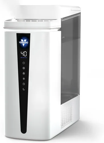 Vornado MISTIC 8 Humidificador ultrasónico para toda la habitación, llenado superior, aromaterapia, tanque de 2 galones, salida de 3 galones,