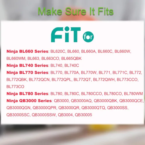 Miniatura 5 de Vasos de licuadora aptos para Ninja, piezas de repuesto de vasos de 16 onzas con tapas, accesorios de licuadora compatibles con Nutri Ninja Auto IQ