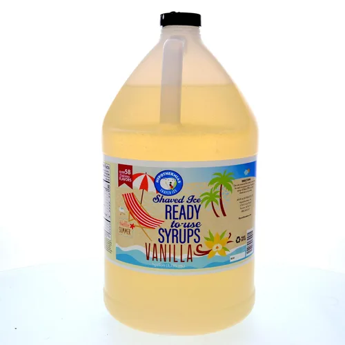 Miniatura 58 de Hypothermias Wild Cherry - Jarabe de sabores de cono de nieve hawaiano listo para usar (128 onzas líquidas), hielo afeitado, 100% azúcar de caña pura