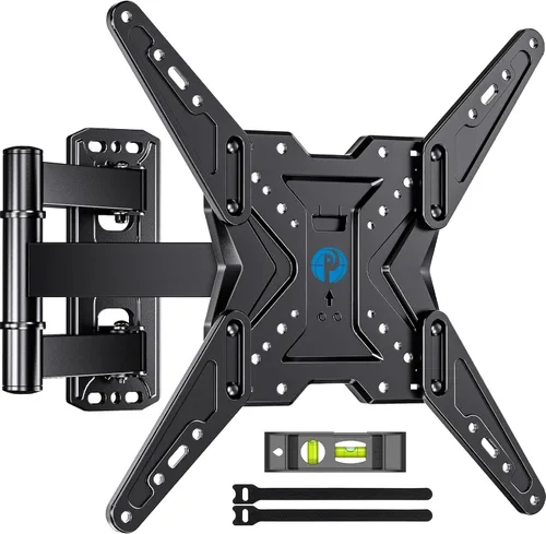Miniatura 7 de Soporte de pared para TV de movimiento completo, brazos articulados, extensión de inclinación para la mayoría de televisores de pantalla plana LED