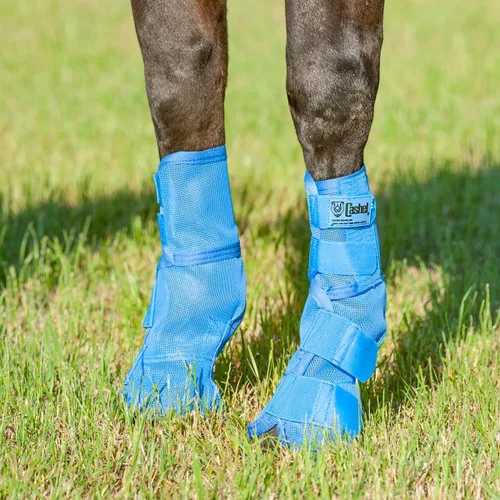 Miniatura 2 de Cashel Crusader Leg Guard Botas con mosca, color azul, caballo